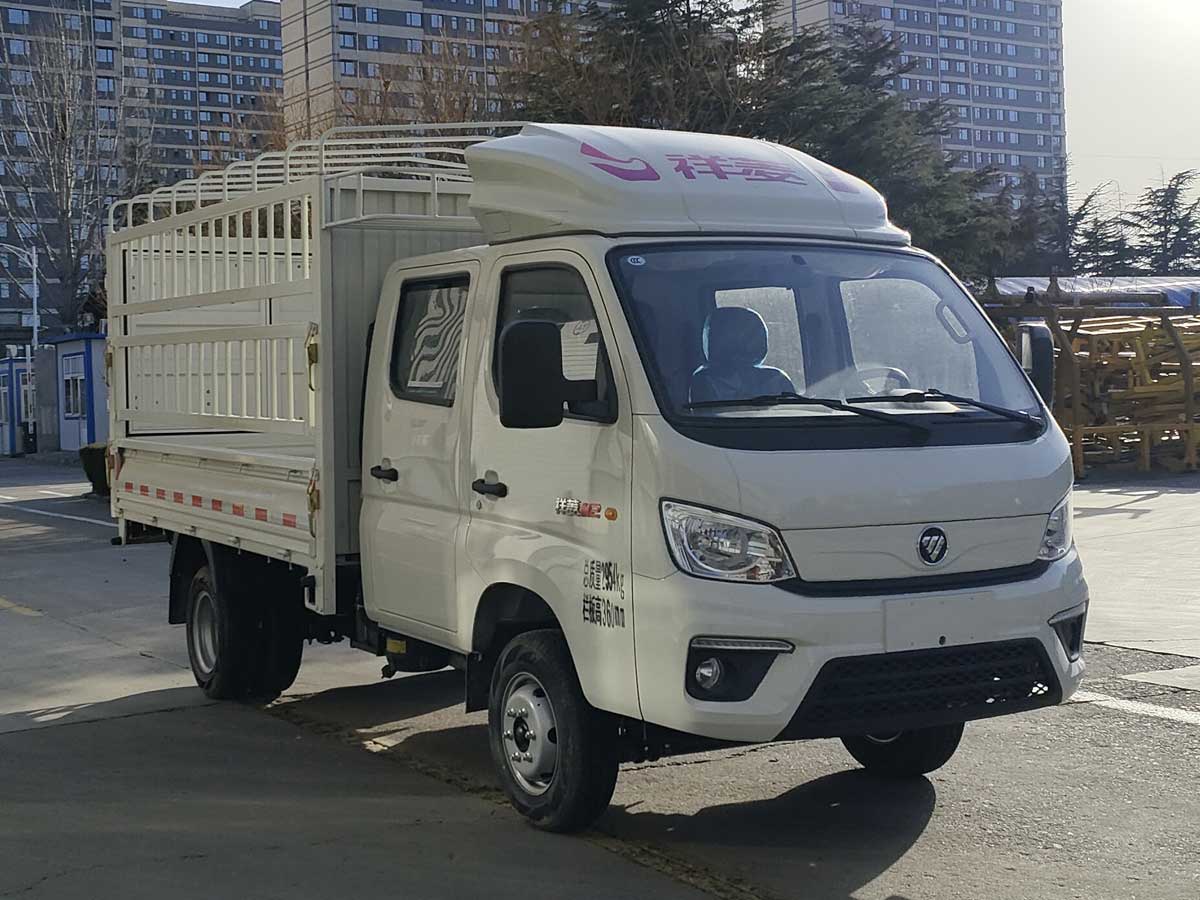 福田牌BJ5032CCY3AV6-15倉柵式運(yùn)輸車公告圖片
