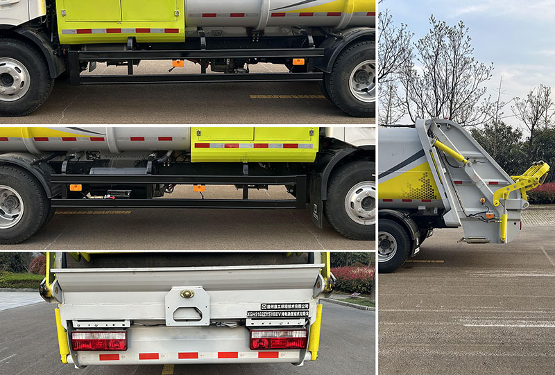 徐工牌XGH5102ZYSYBEV純電動(dòng)壓縮式垃圾車公告圖片