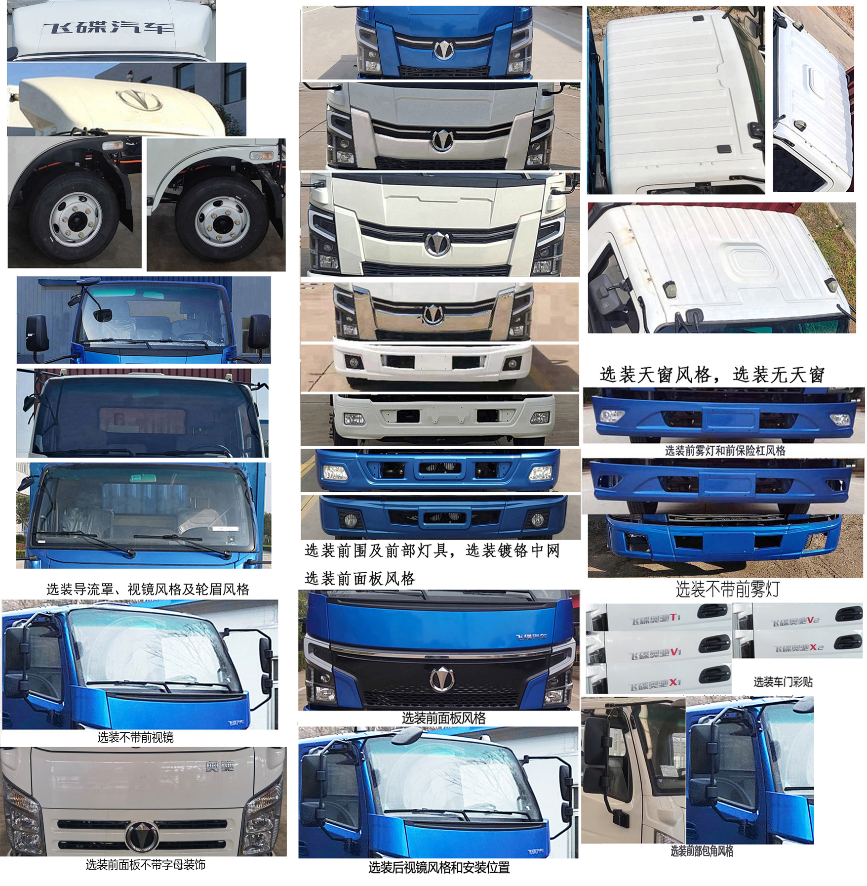飞碟牌FD5040CCYW17SHEV-1插电式增程混合动力仓栅式运输车公告图片