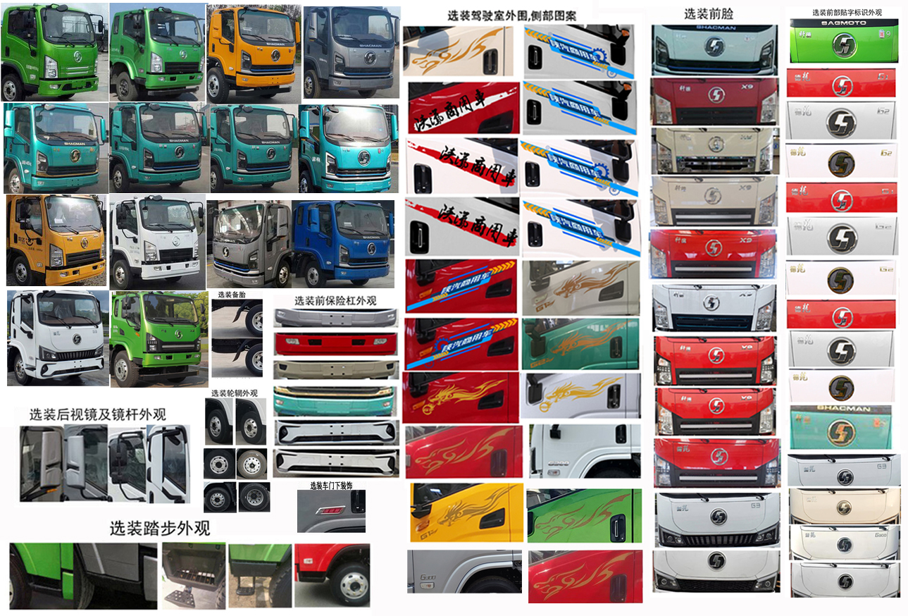 陜汽牌SX5140TPBNP6421平板運(yùn)輸車(chē)公告圖片