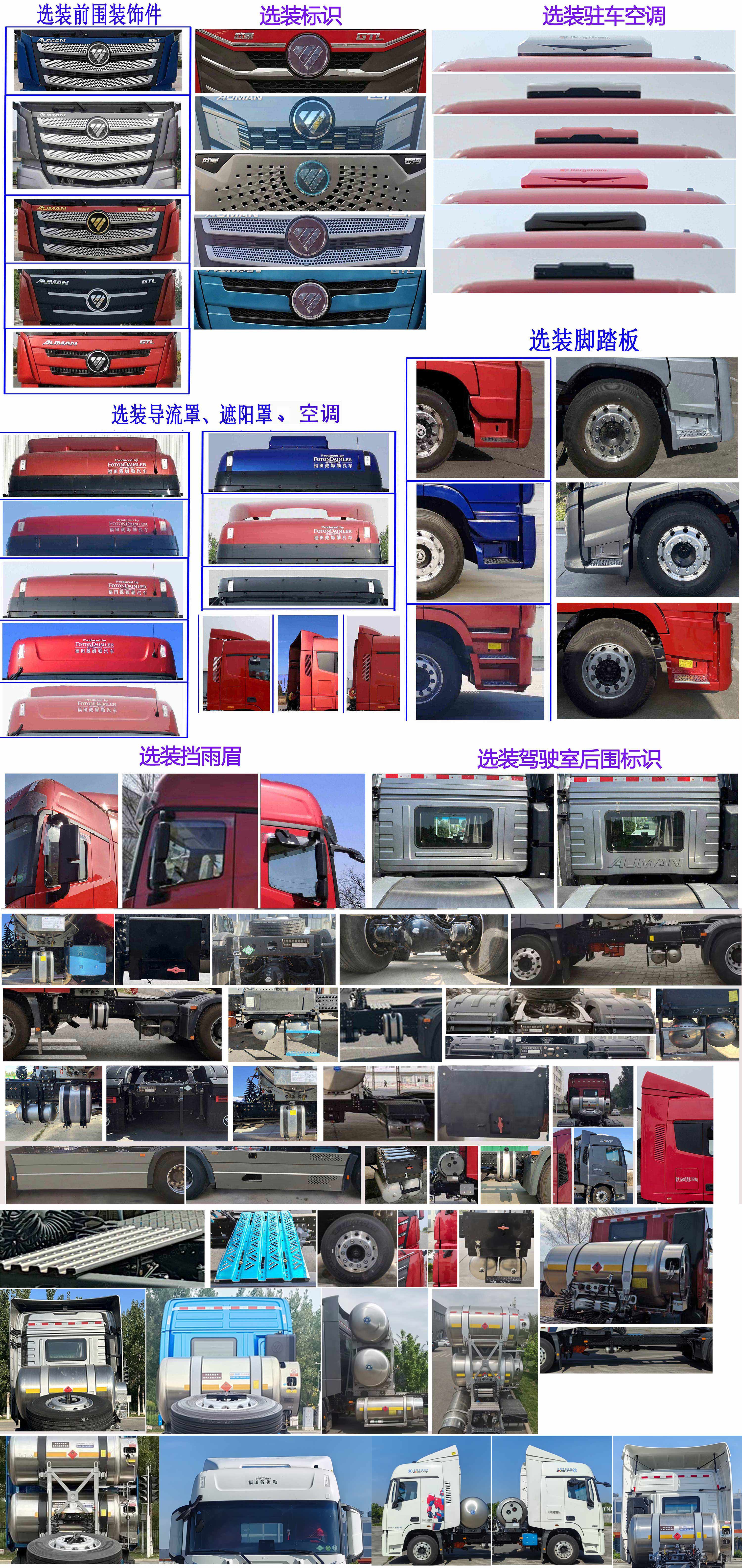 欧曼牌BJ4189L6ALL-01半挂牵引车公告图片