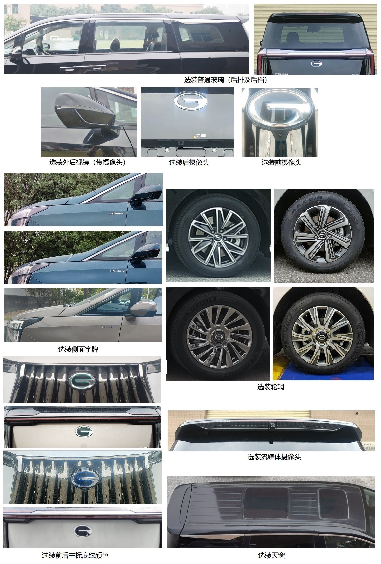 传祺牌GAC6520CHEVMDA6B插电式混合动力多用途乘用车公告图片