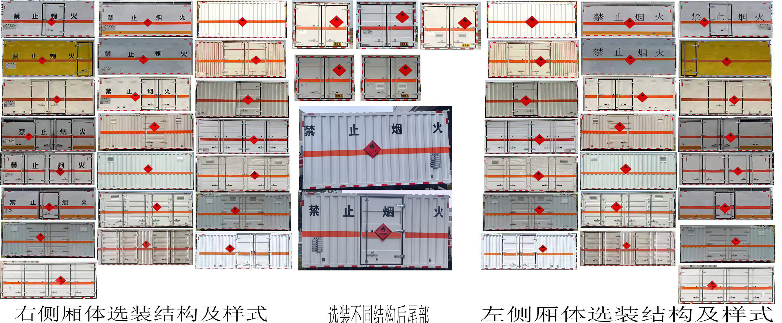 易燃液体厢式运输车图片