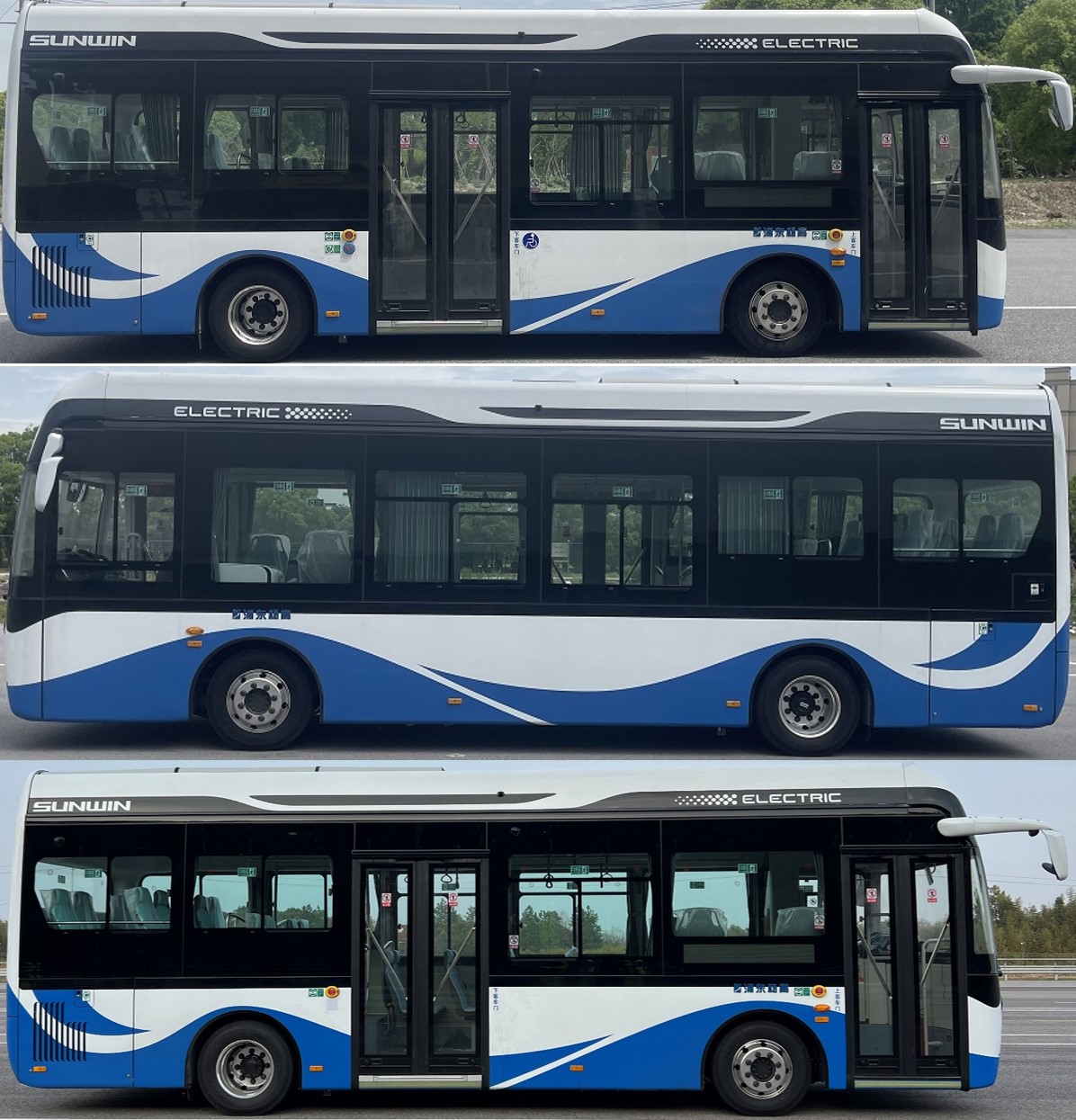 申沃牌SWB6900EV02G纯电动低地板城市客车公告图片