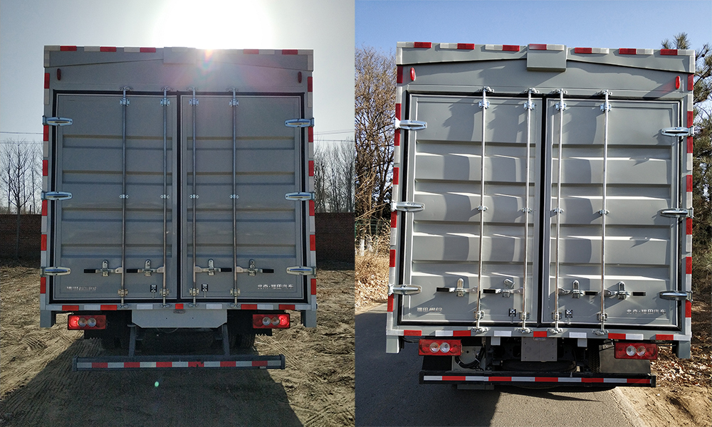 福田牌BJ5108XYK-F3翼開(kāi)啟廂式車(chē)公告圖片