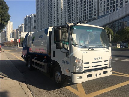 三力牌CGJ5071ZYSQLBE6压缩式垃圾车