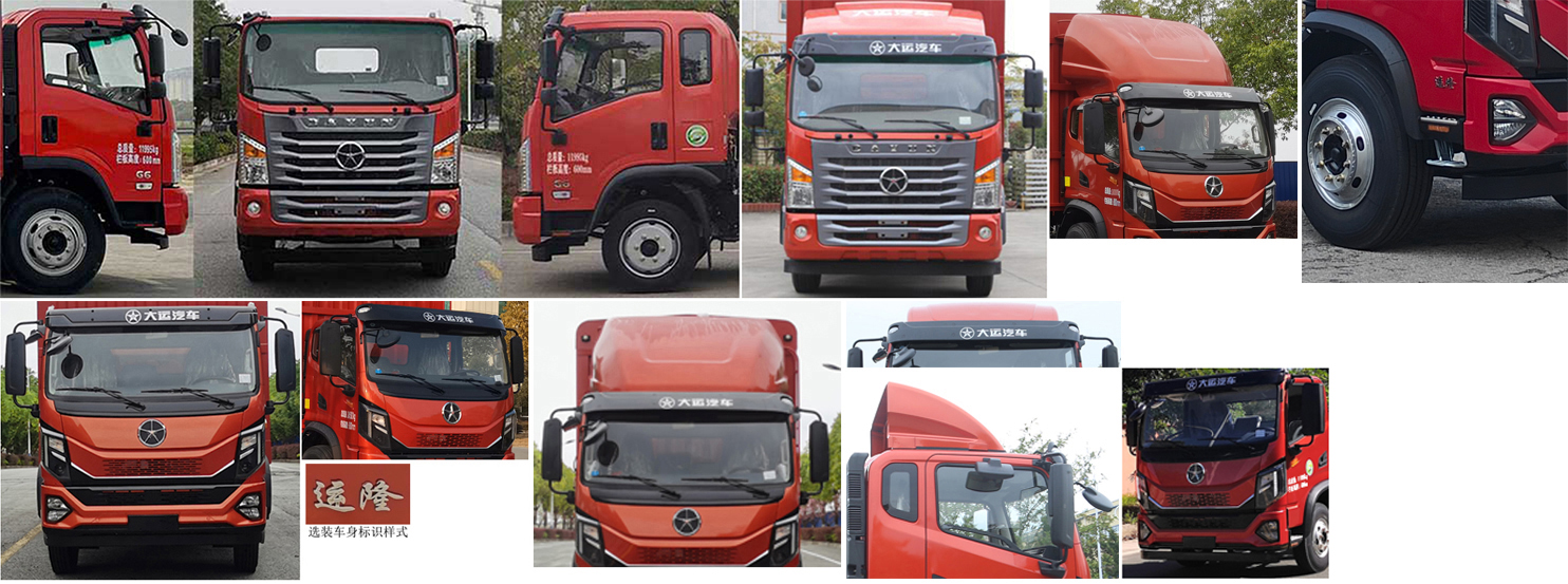 大運(yùn)牌DYQ5121CCYD6AB倉柵式運(yùn)輸車公告圖片