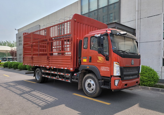 豪沃牌ZZ5187CCYK561DF1B仓栅式运输车