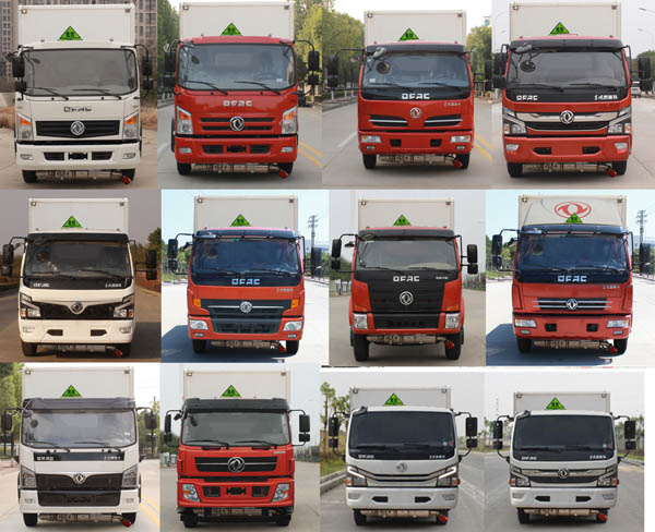 大力牌DLQ5121XZWEQ6雜項危險物品廂式運輸車公告圖片