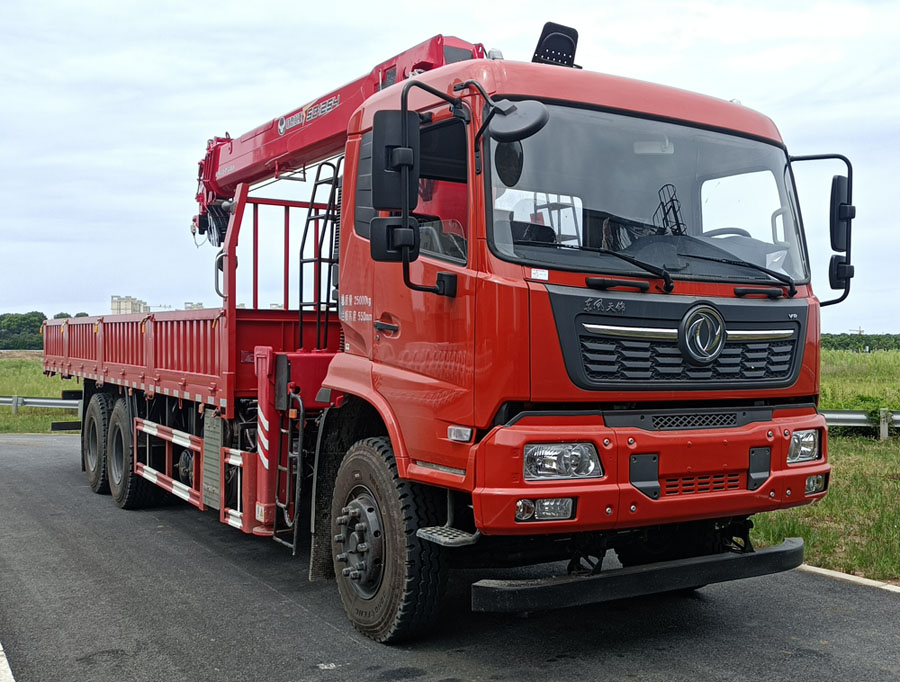 佳恒杜德牌HDD5254JSQ随车起重运输车