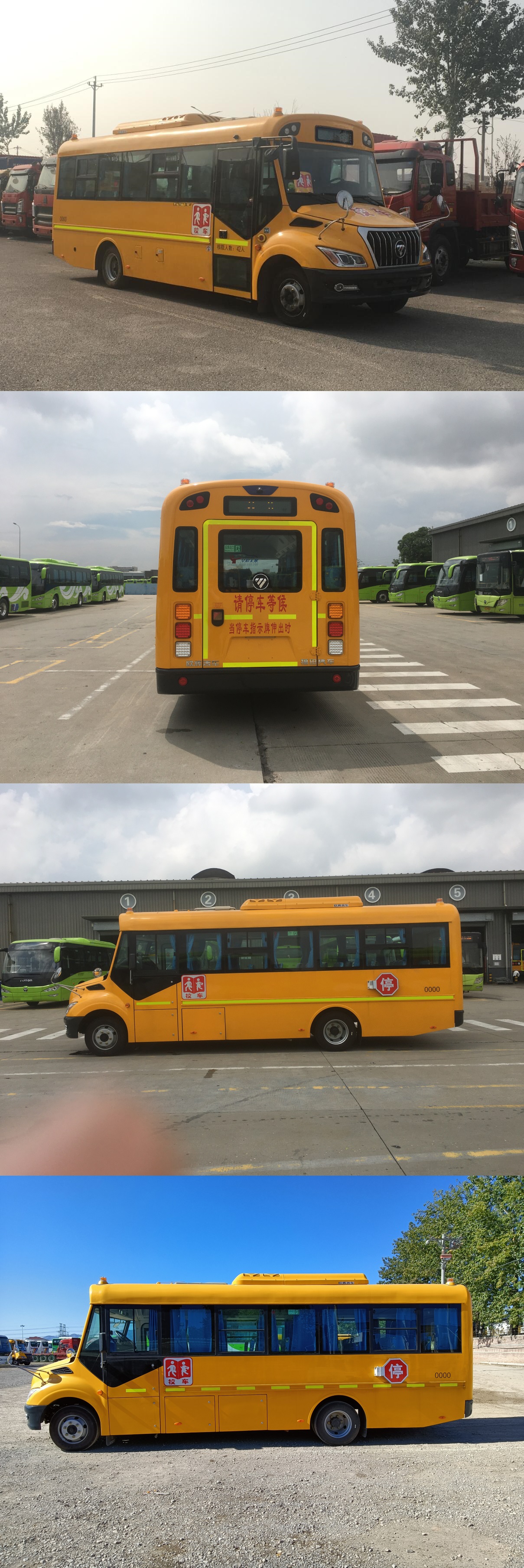 福田牌BJ6766S7LBB-N小学生专用校车公告图片