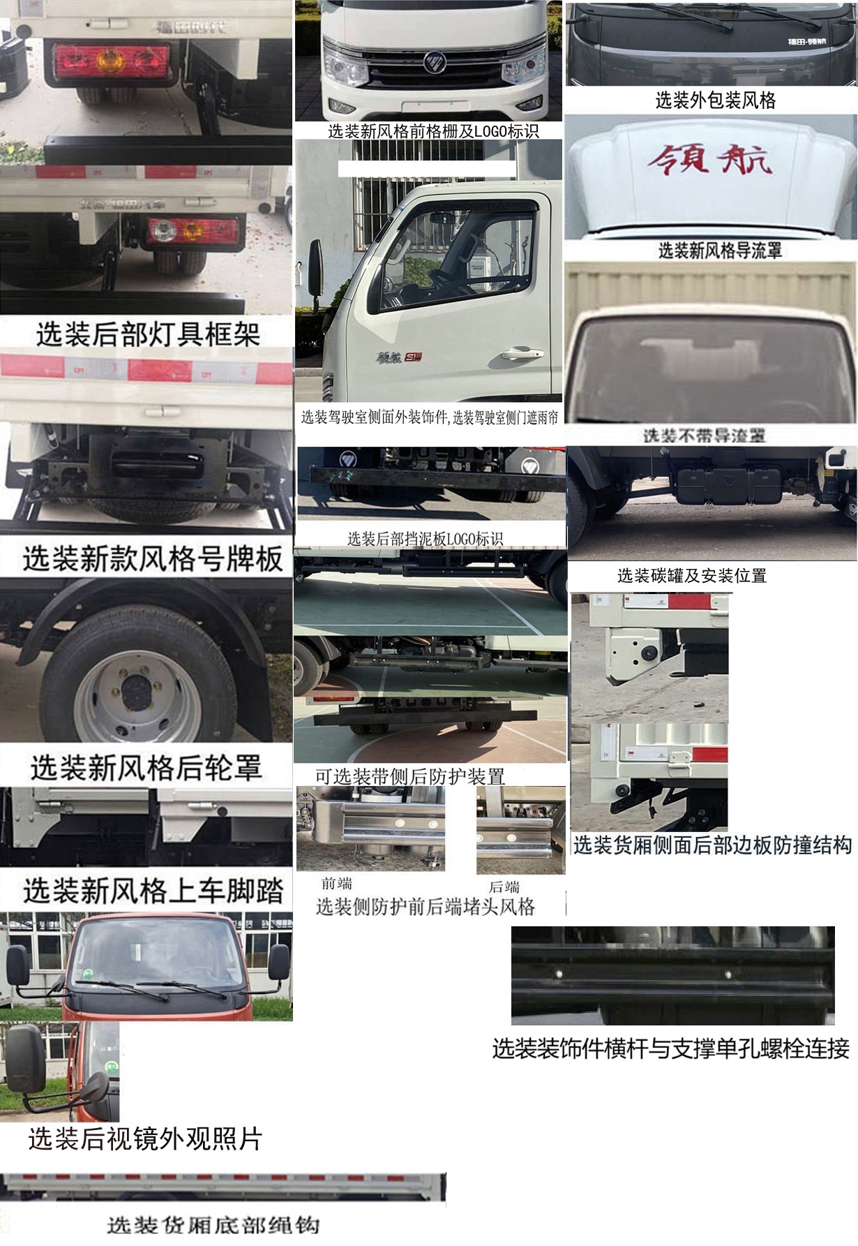 福田牌BJ5035CCY4AV6-13仓栅式运输车公告图片