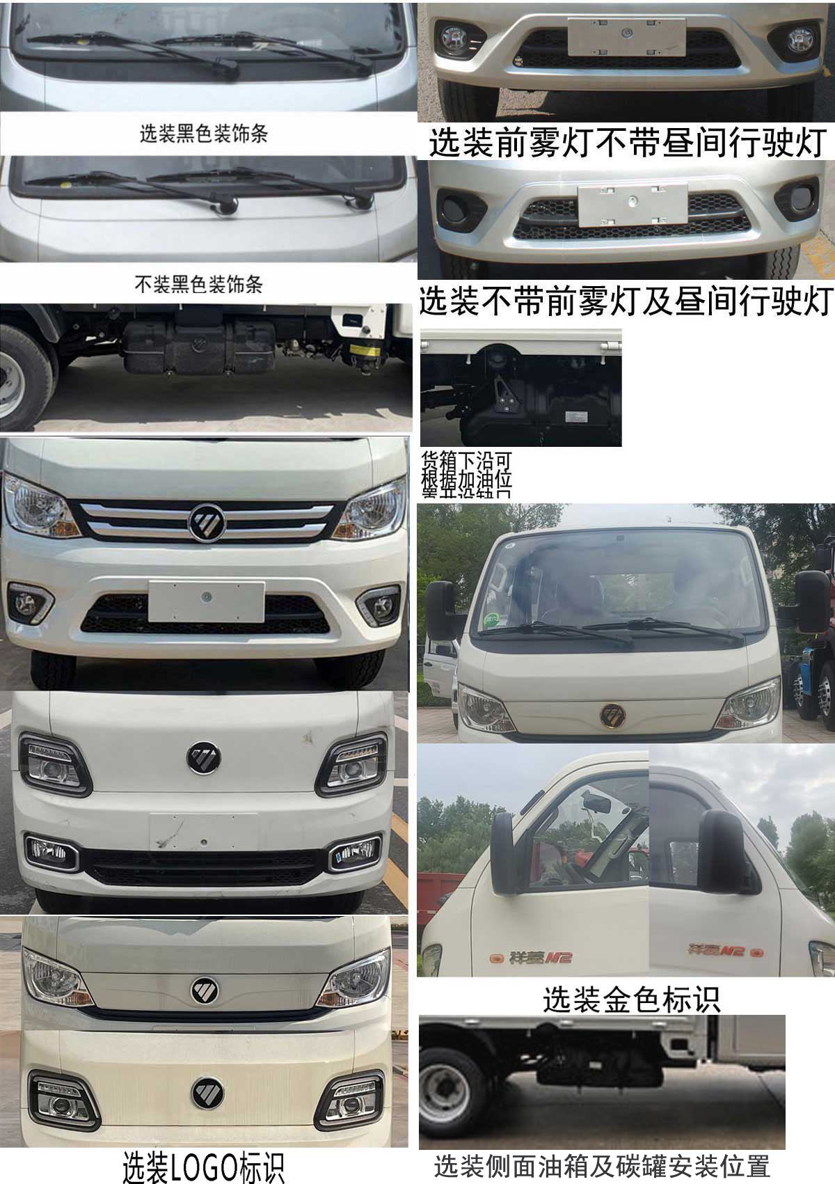 福田牌BJ5032CCY4AV6-19仓栅式运输车公告图片