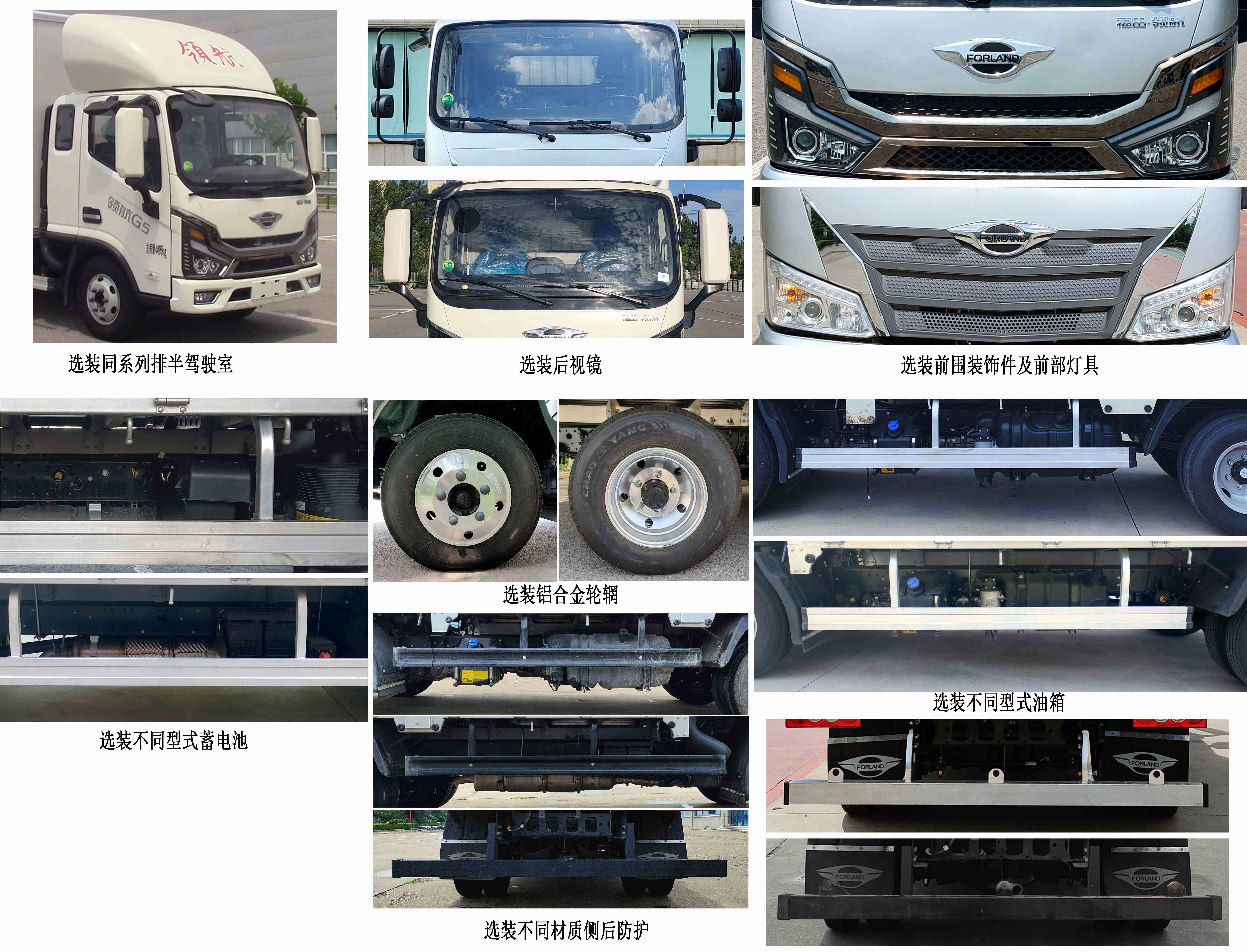 福田牌BJ5044XXY9JBA-51厢式运输车公告图片
