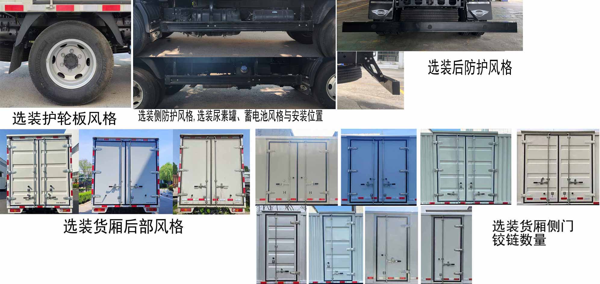 福田牌BJ5045XXY9PBA-58厢式运输车公告图片