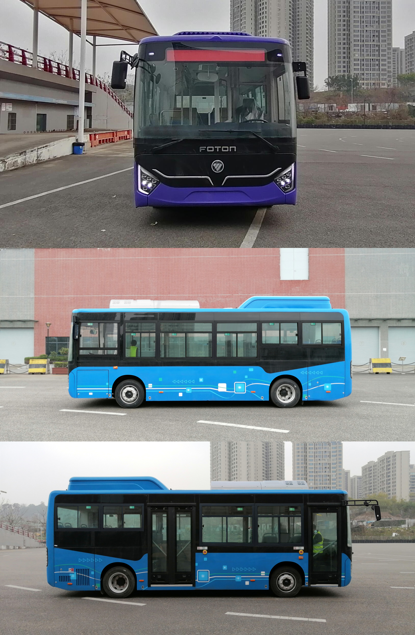 福田牌BJ6819EVCA-N纯电动低入口城市客车公告图片