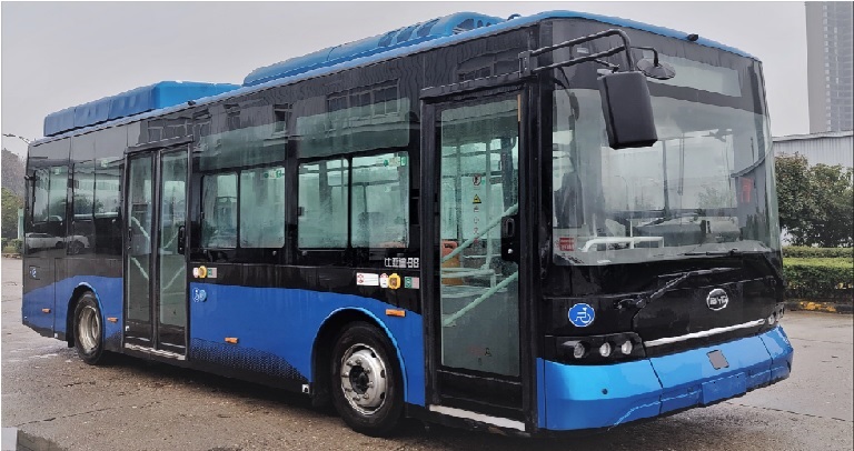 比亚迪牌BYD6871B2BEV1纯电动低入口城市客车图片