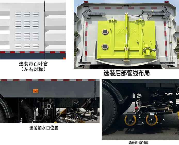 徐工牌XGH5180TXSZBEV纯电动洗扫车公告图片