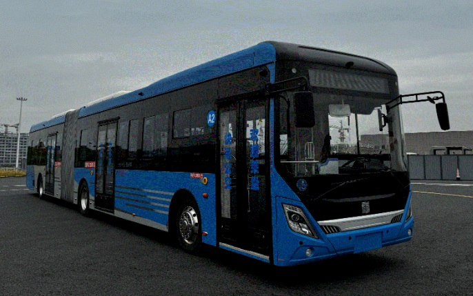 中国中车牌18米33-53座纯电动铰接城市客车(CSR6181GLEV1)