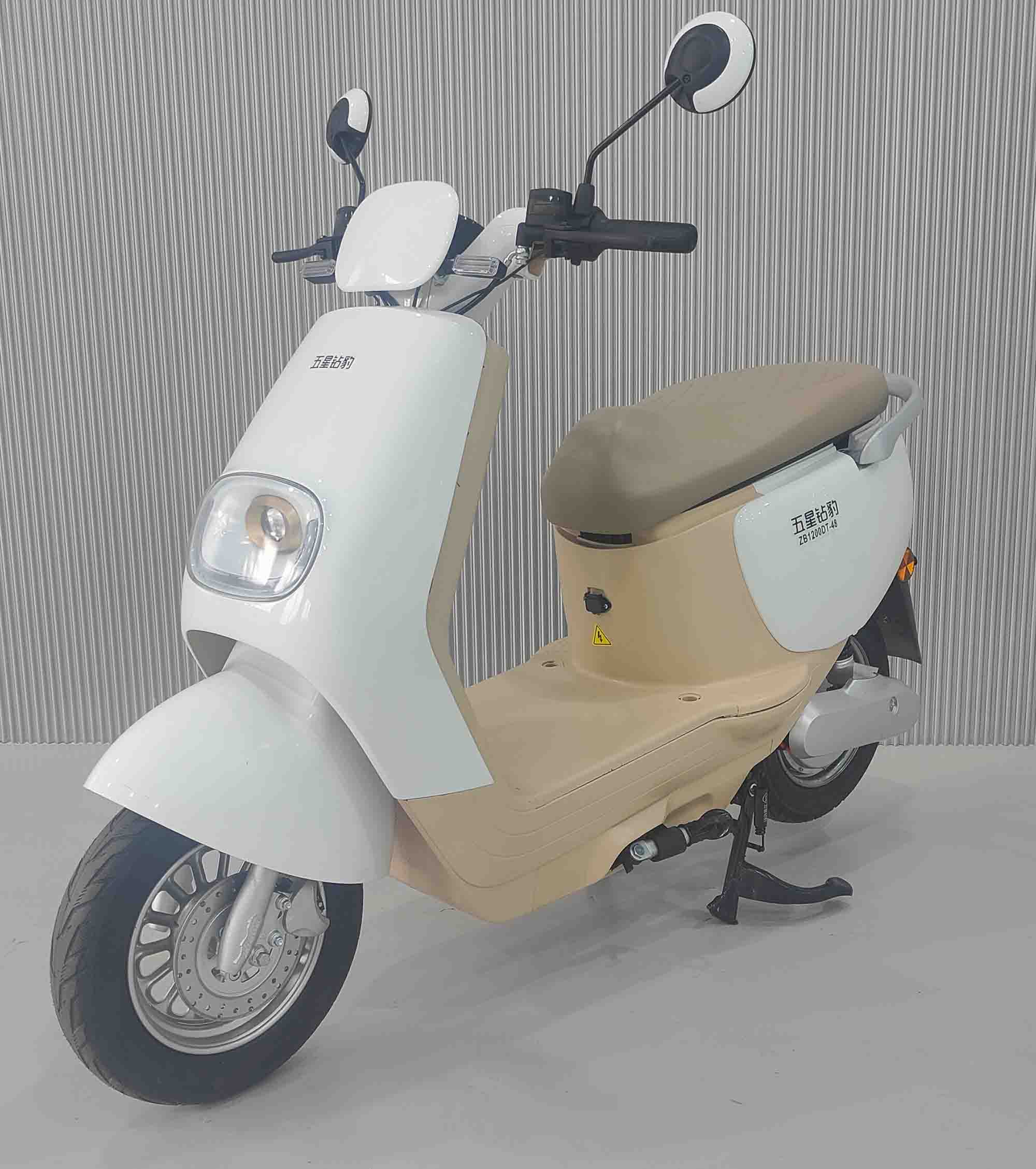 五星钻豹牌ZB1200DT-48电动两轮摩托车公告图片