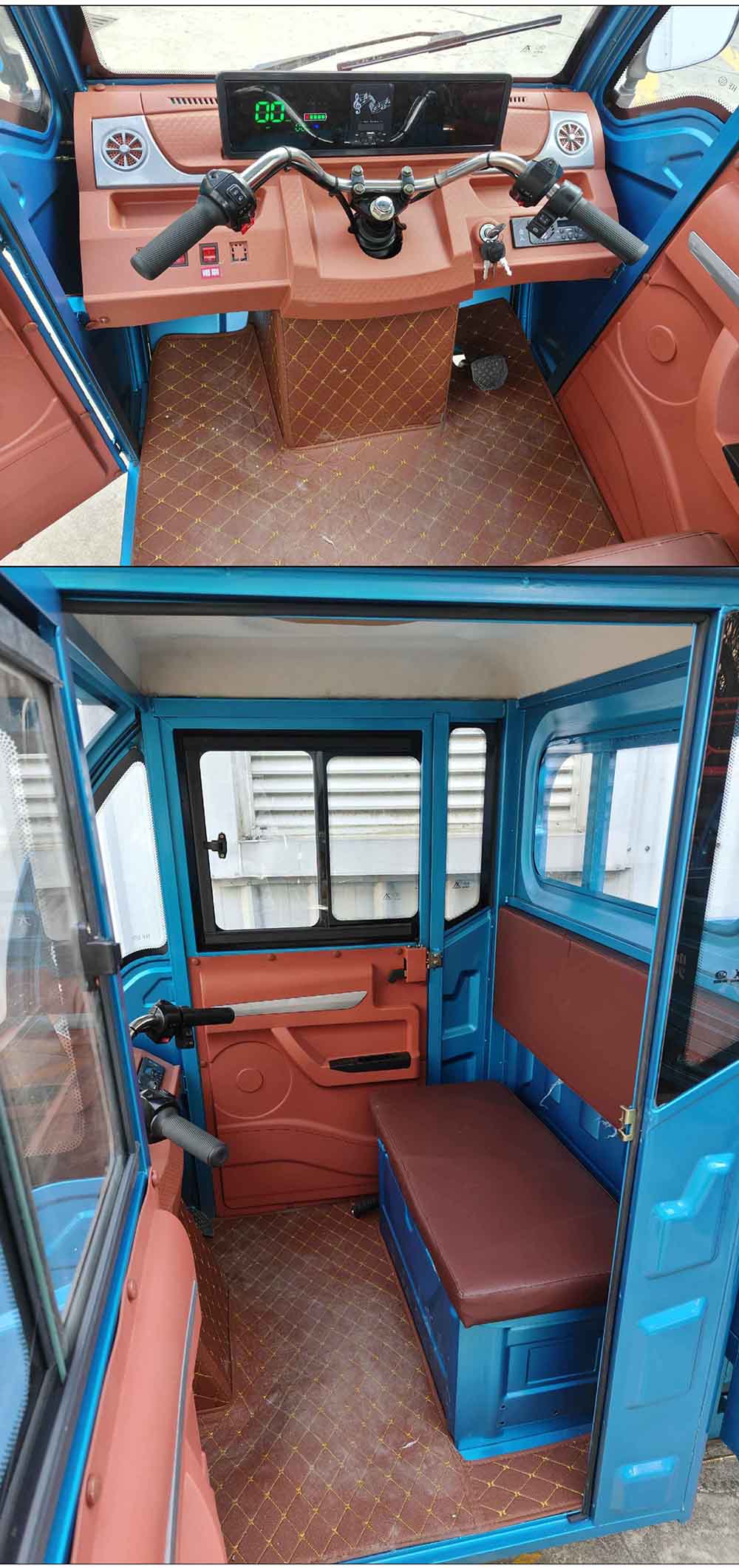 DO1000DZH-8C 大鸥牌纯电动前鼓式后鼓式电动正三轮摩托车图片