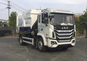 乐洁牌JLL5180ZDZHFE6吊装式垃圾车