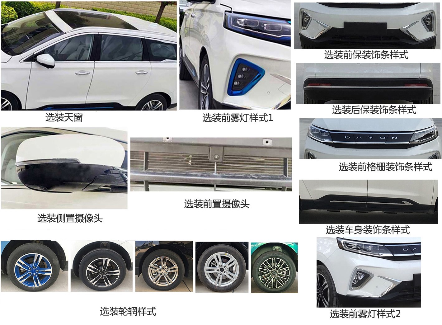 大运牌CGC6481BEV2P1纯电动多用途乘用车公告图片