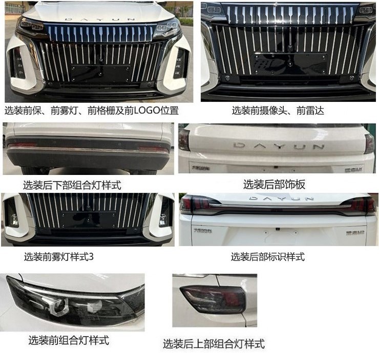 大运牌CGC6481BEV2P1纯电动多用途乘用车公告图片