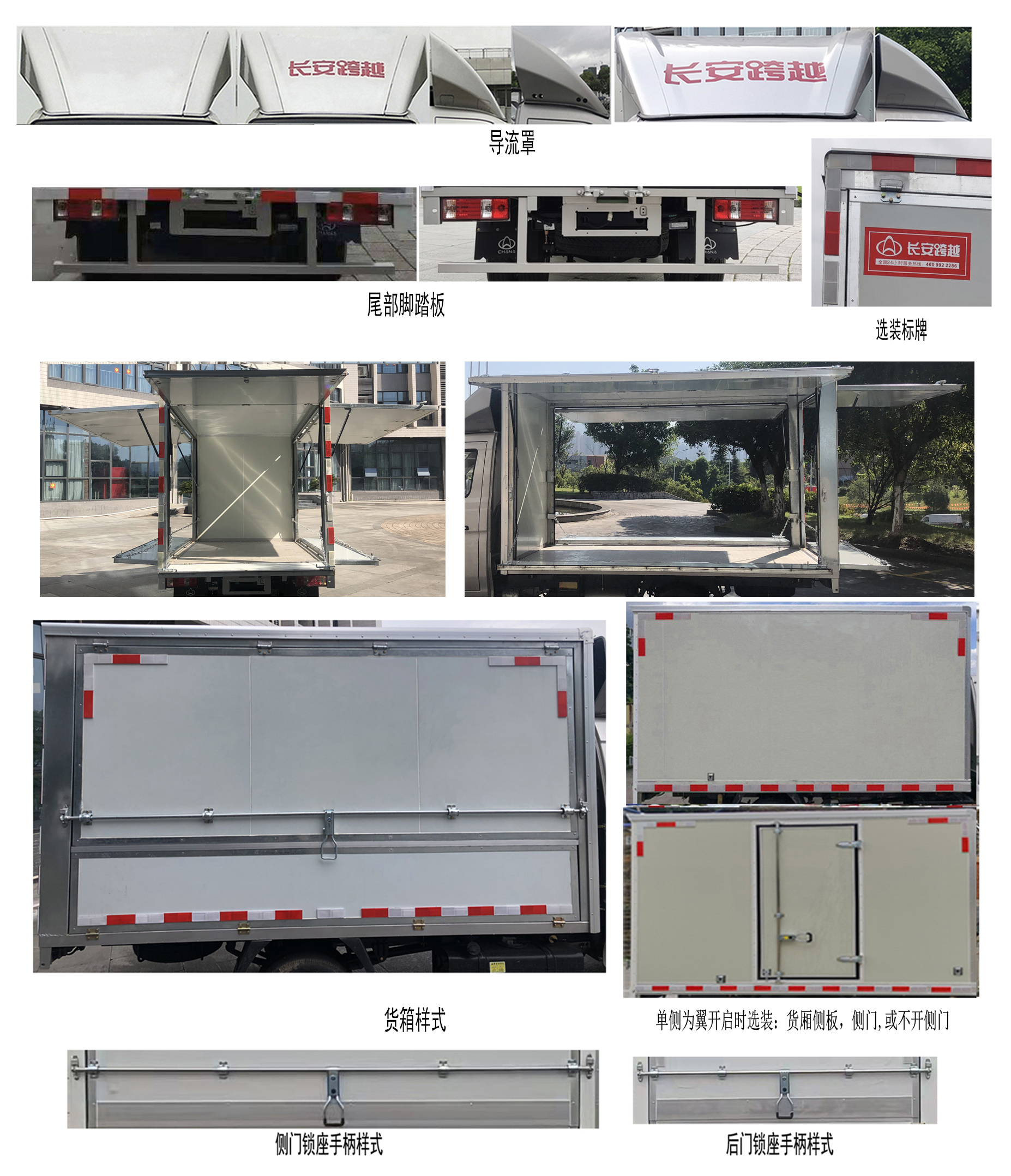 长安牌SC5024XYKXDD6B1翼开启厢式车公告图片