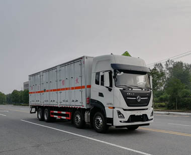 大力牌DLQ5320XFWDFH6腐蚀性物品厢式运输车