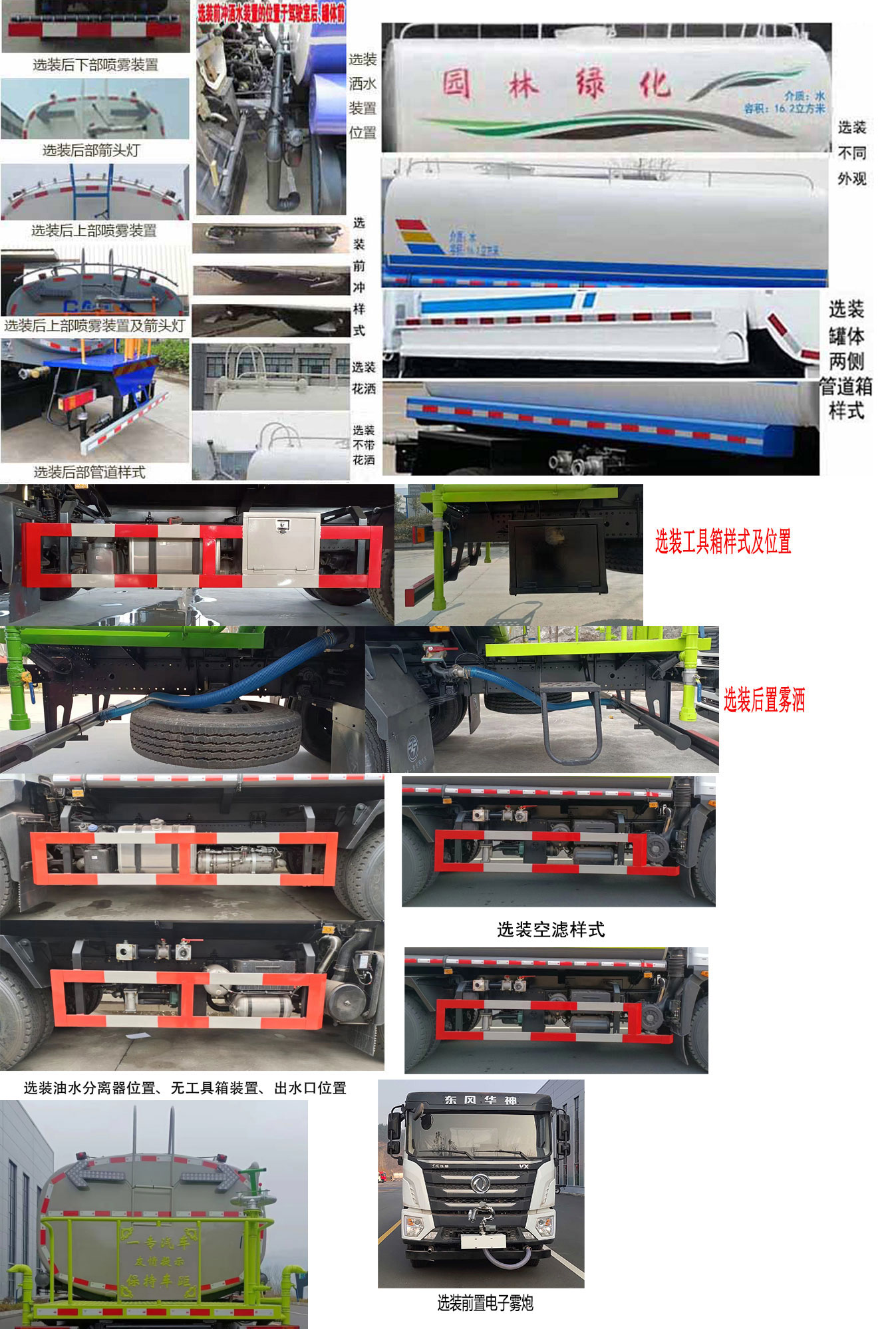 专致牌YZZ5250GPSEH6绿化喷洒车公告图片