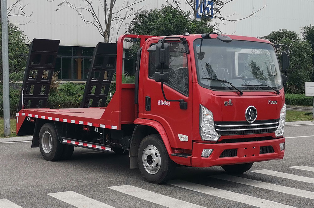 陕汽牌YTQ5041TPBKJ331平板运输车