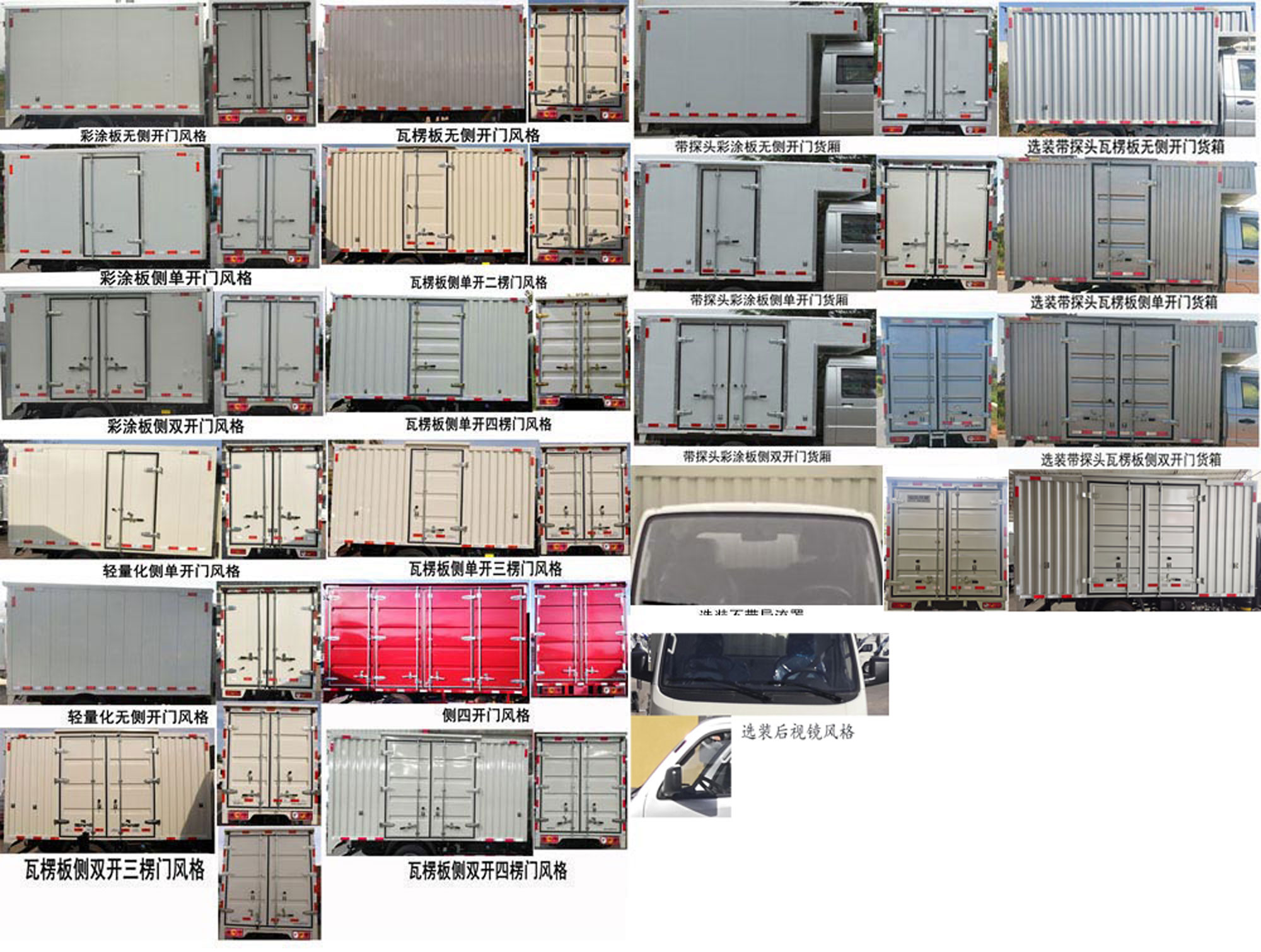 福田牌BJ5042XXY9AB6-02廂式運(yùn)輸車(chē)公告圖片