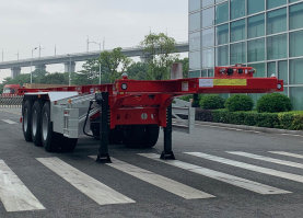 危险品罐箱骨架运输半挂车