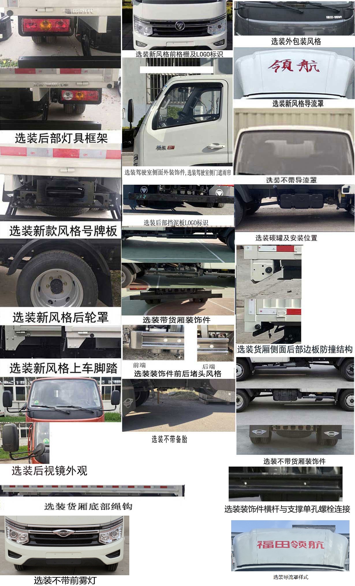 福田牌BJ5035CCY3AV6-15仓栅式运输车公告图片