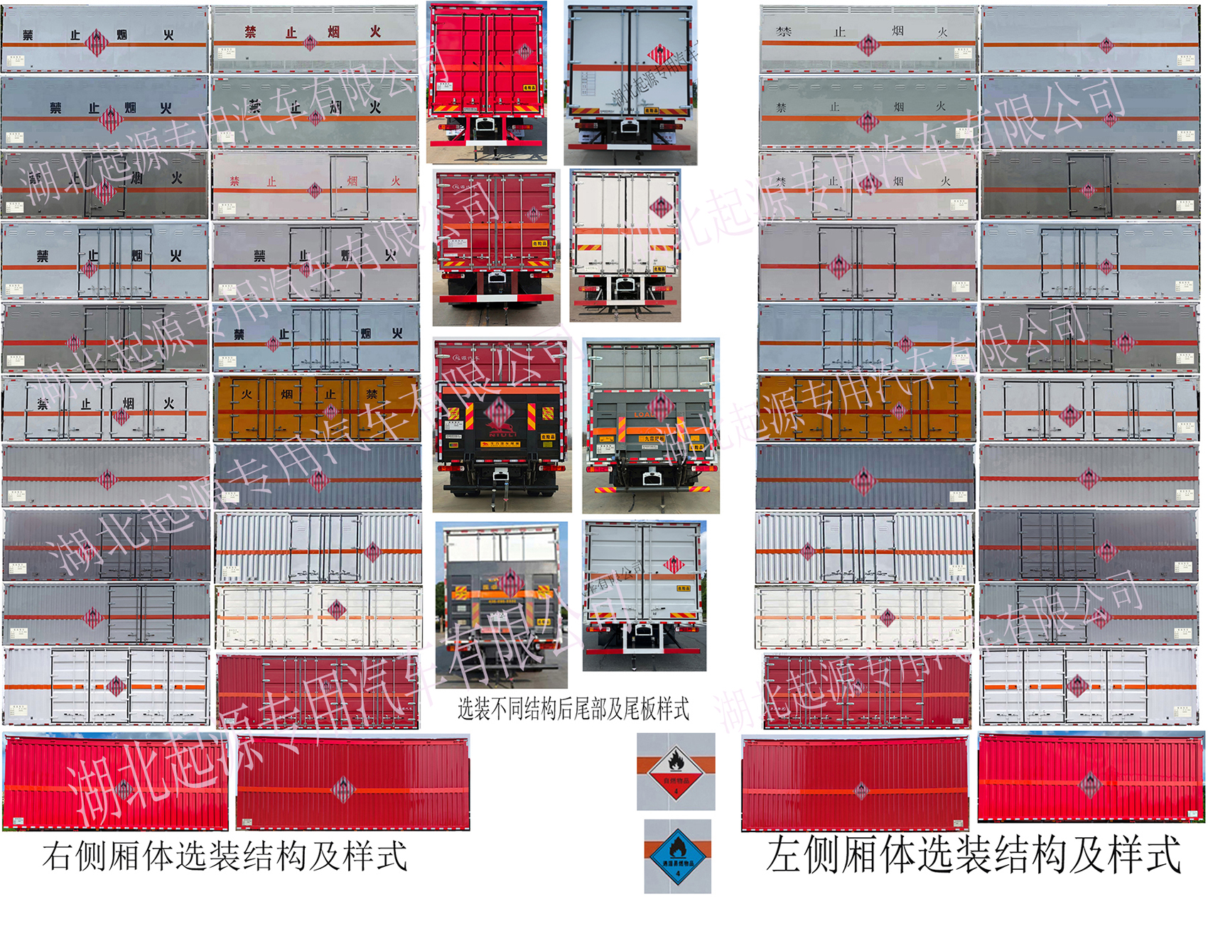 百捷牌QYY5180XRGCA6易燃固体厢式运输车公告图片