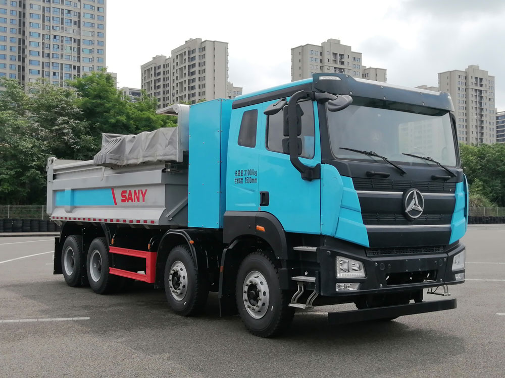 SYM3311ZM6BEV1 三一牌626马力前四后八纯电动6.2米纯电动自卸汽车图片