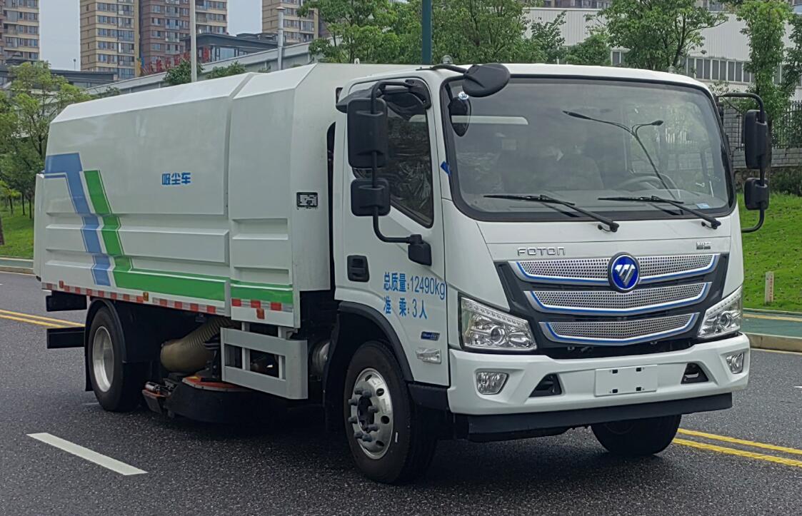 普罗科牌BJ5123TXCEV-P1纯电动吸尘车