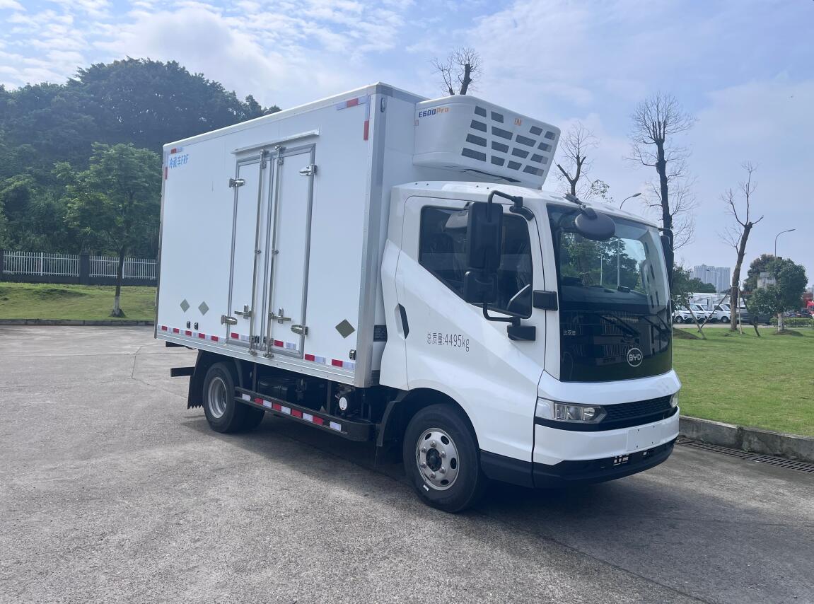 中壹迪牌DKV5040XLCHEV3A插电式增程混合动力冷藏车