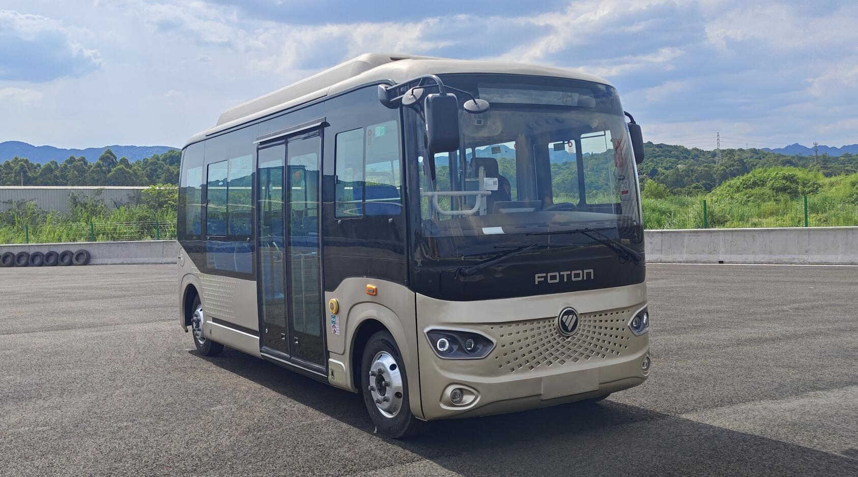 福田牌6米10-16座纯电动低地板城市客车(BJ6605EVCA-N2)