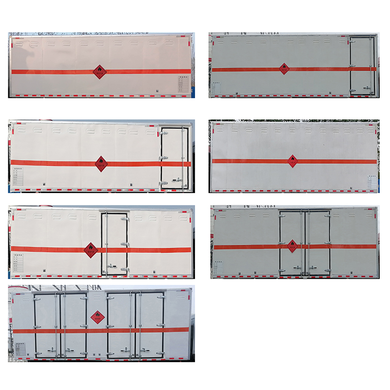 易燃液体厢式运输车图片