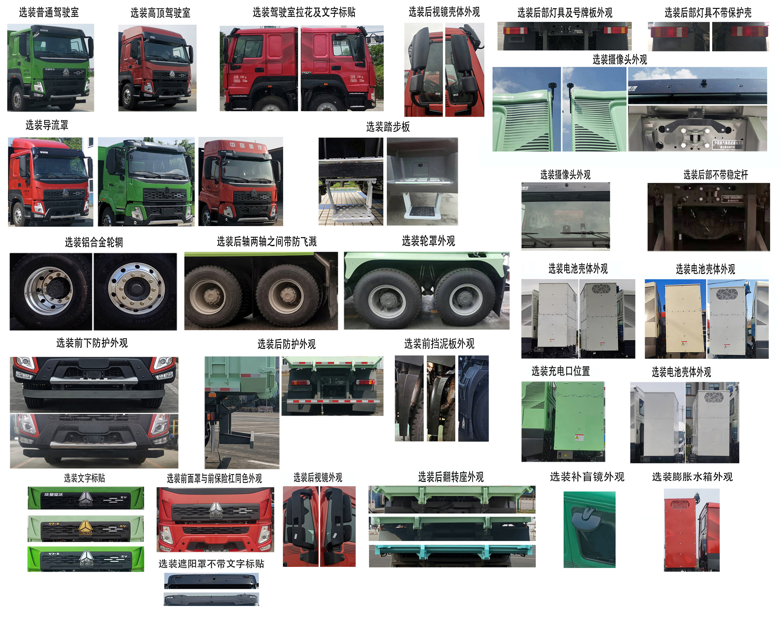 豪沃牌ZZ3312V3267Z11BEV纯电动自卸汽车公告图片