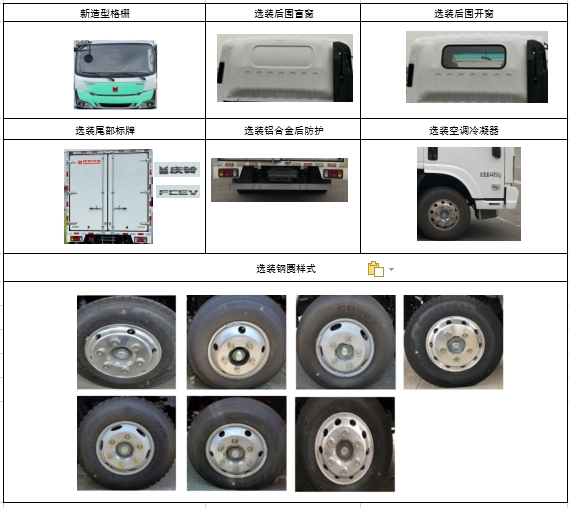 庆铃牌(繁体)牌QL5040XLCFCEVBNHA燃料电池冷藏车公告图片