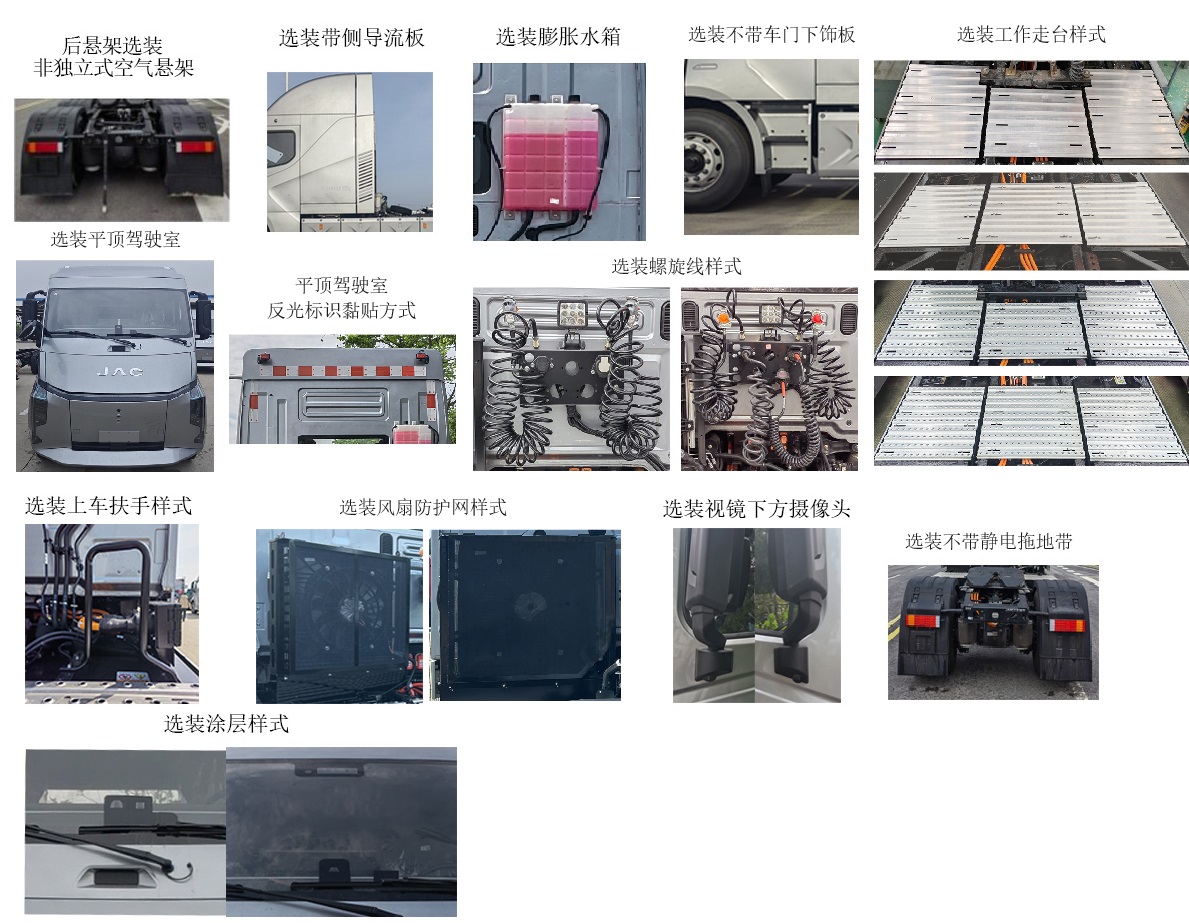 江淮牌HFC4189SEV03换电式纯电动牵引汽车公告图片