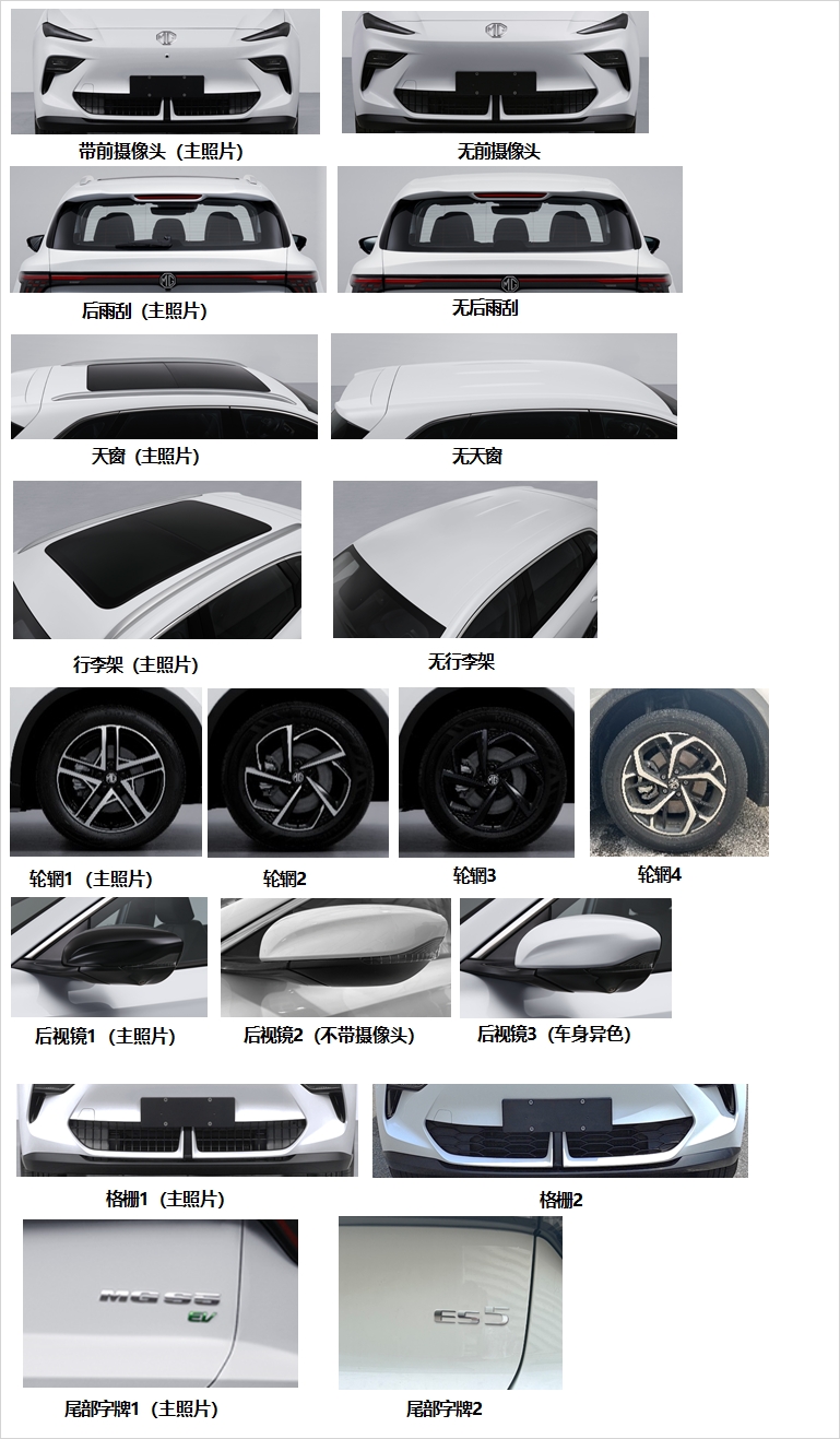 名爵牌CSA6453JBEV2纯电动多用途乘用车公告图片