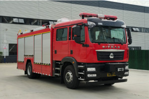 凯力风牌KLF5180GXFAP60/S6压缩空气泡沫消防车