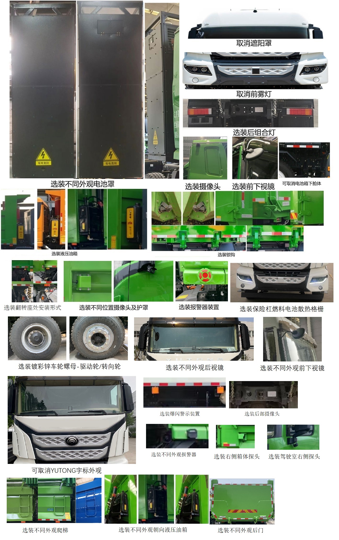 宇通牌ZKH3310P6BEV30换电式纯电动自卸汽车公告图片