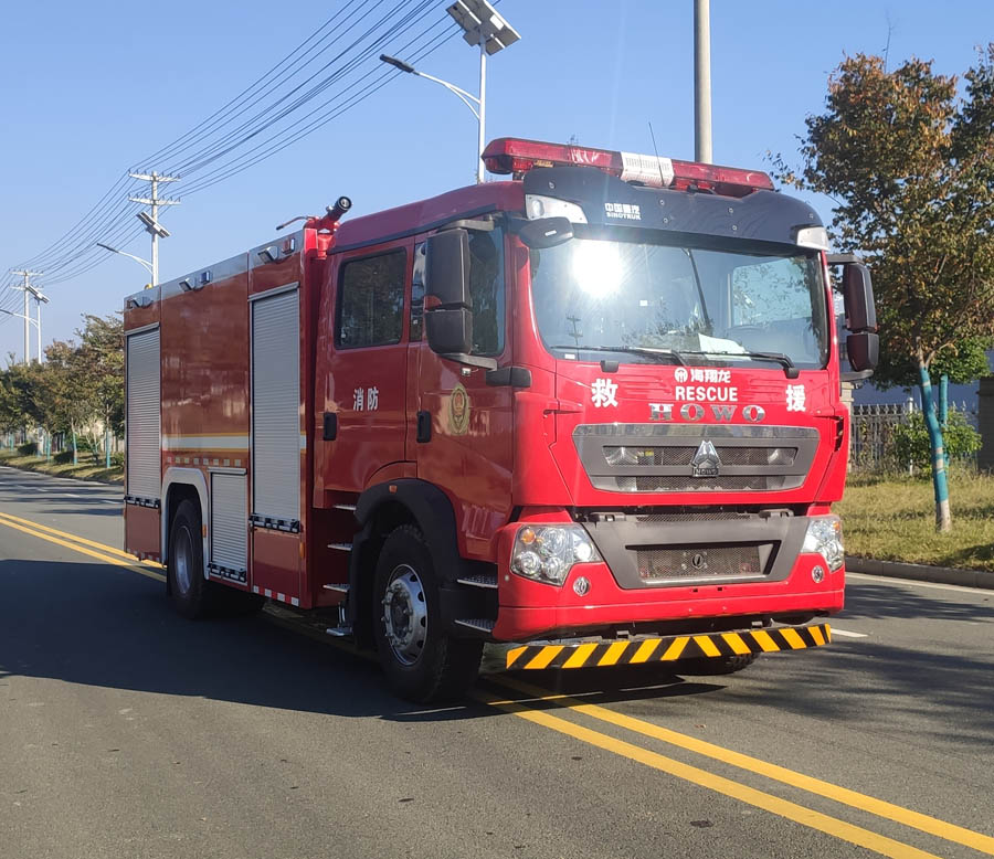 海翔龙牌AXF5190GXFSG80/HW01水罐消防车