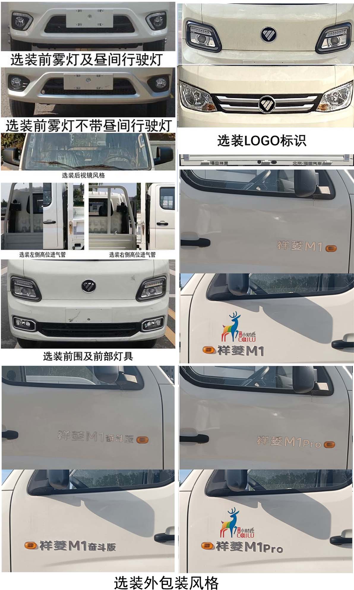 福田牌BJ1031V4AV4-11载货汽车公告图片