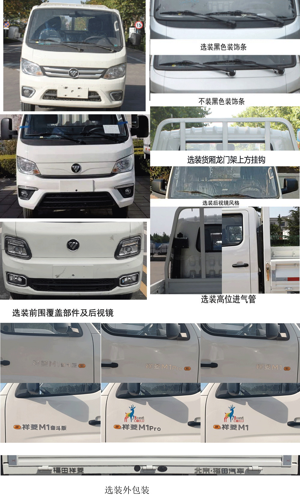 福田牌BJ1031V4AV4-63载货汽车公告图片